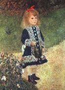 Pierre Renoir Girl and Watering Can Sweden oil painting artist